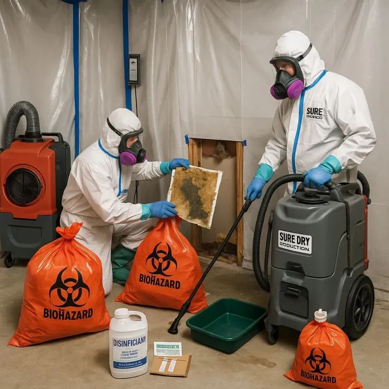Contaminated Water Handling Protocols process in Wilson County, KS
